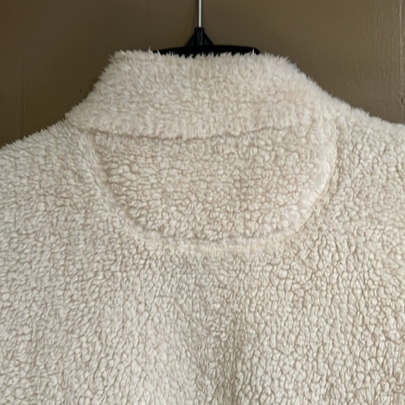 Calvin Klein Women’s Fleece Full Zip Jacket in Winter White Sz Large - Picture 10 of 10